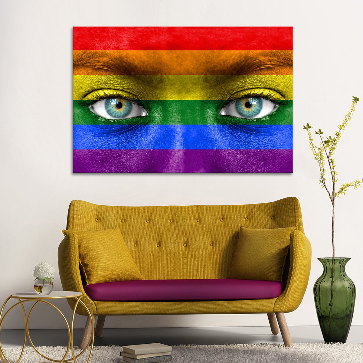 Pride Eyes Multi Panel Canvas Wall Art