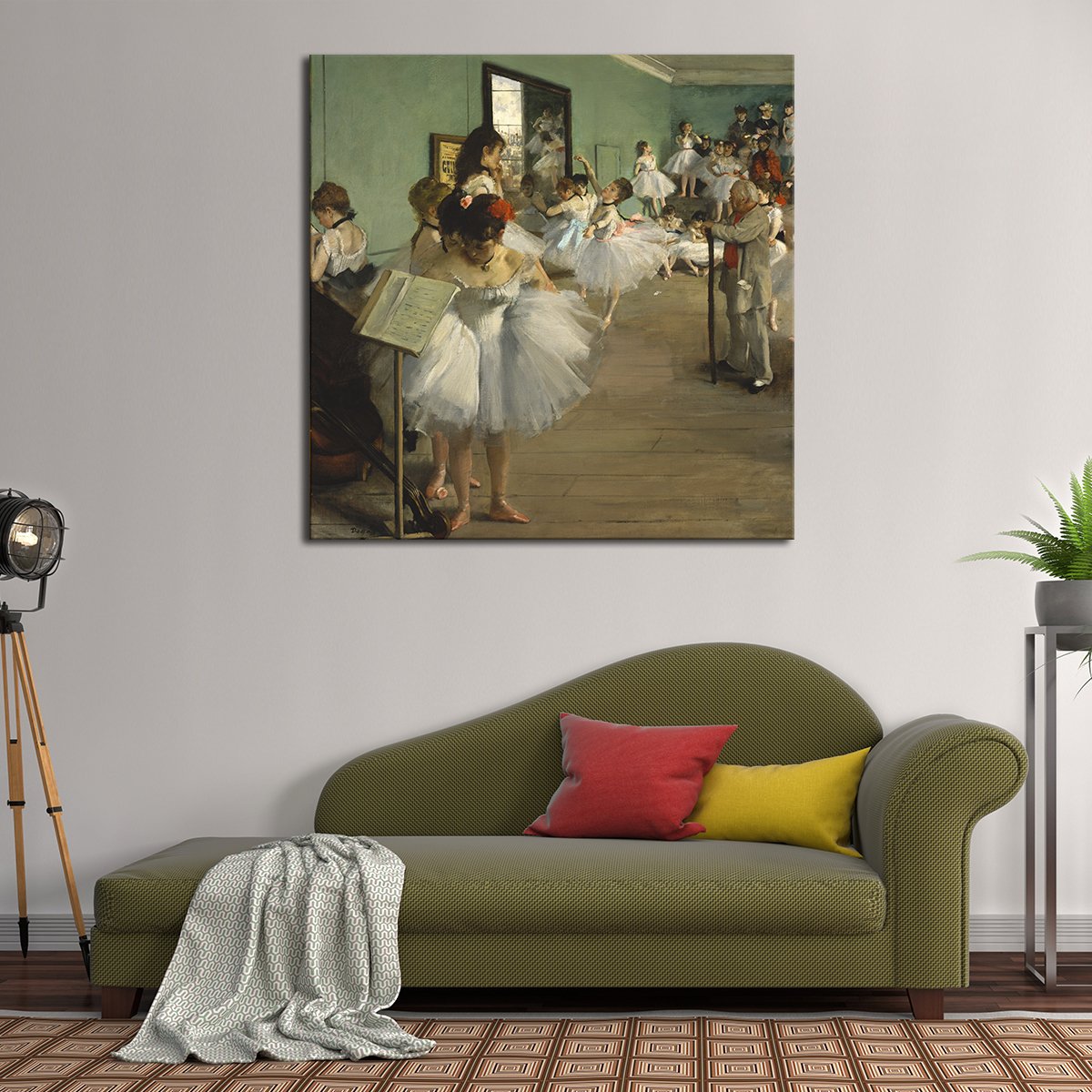 The Dance Class Canvas Wall Art