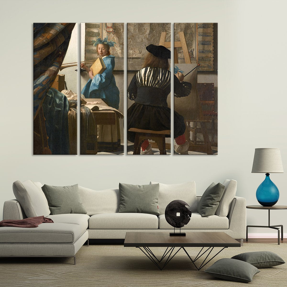 The Art of Painting Multi Panel Canvas Wall Art