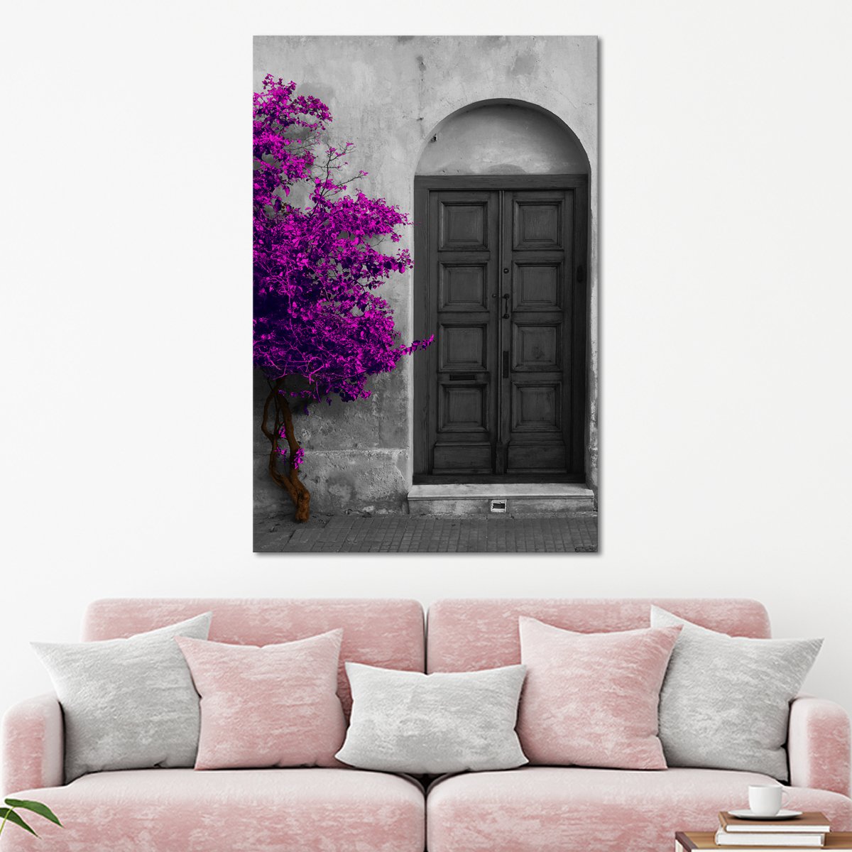 Elegant Entry Tree Multi Panel Canvas Wall Art