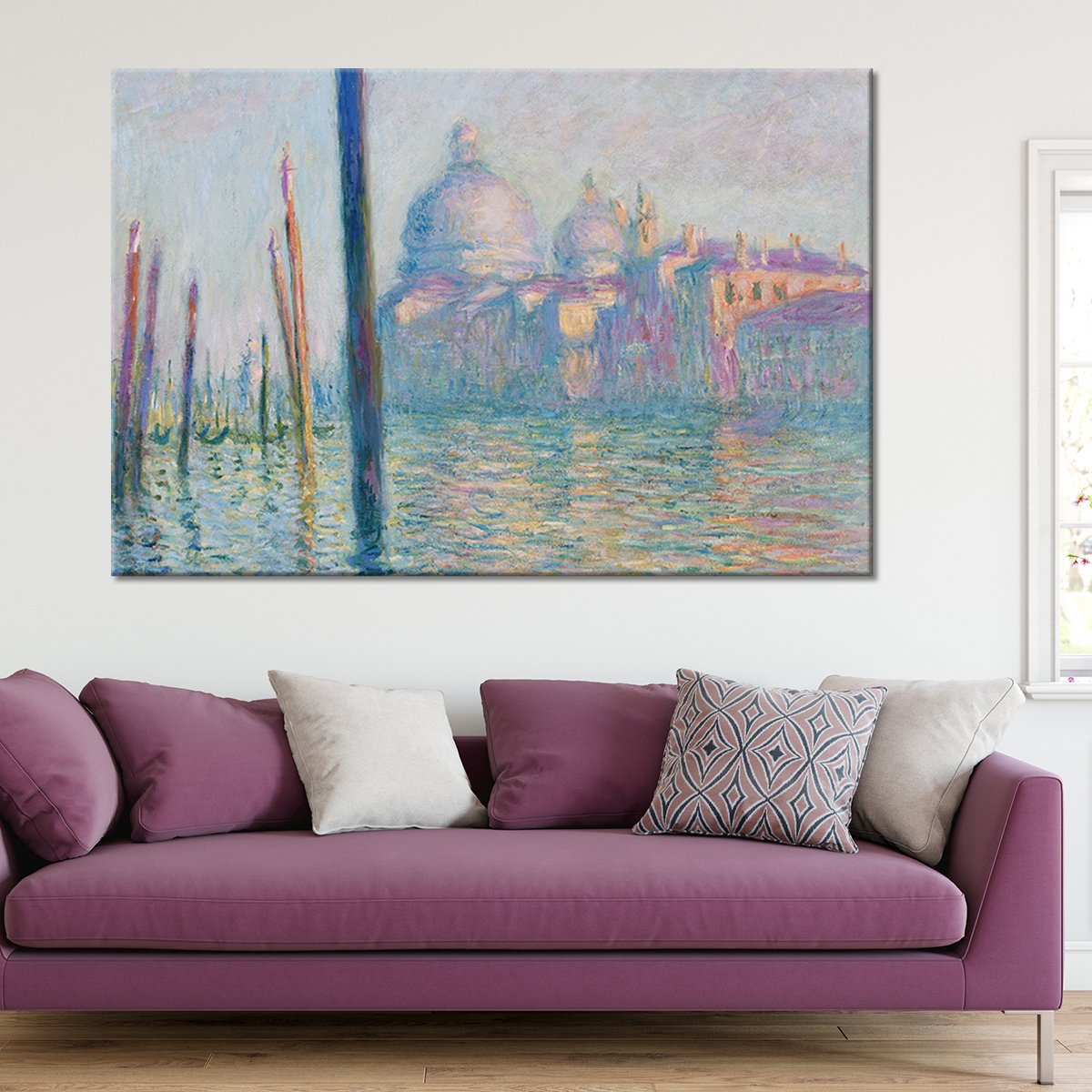 Le Grand Canal Multi Panel Canvas Wall Art