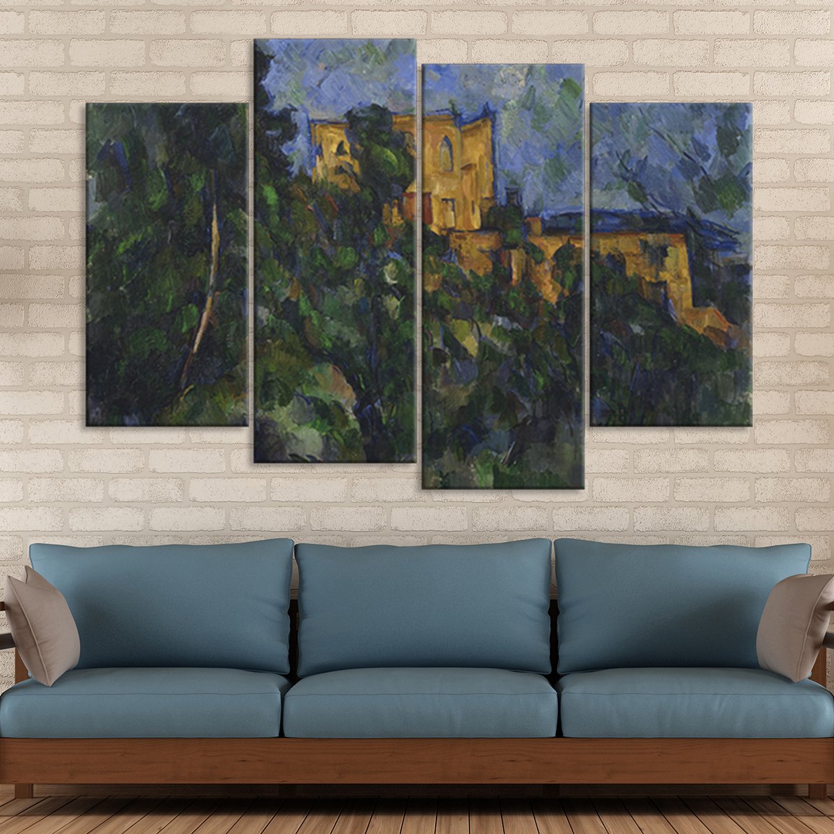 Chateau Noir Multi Panel Canvas Wall Art