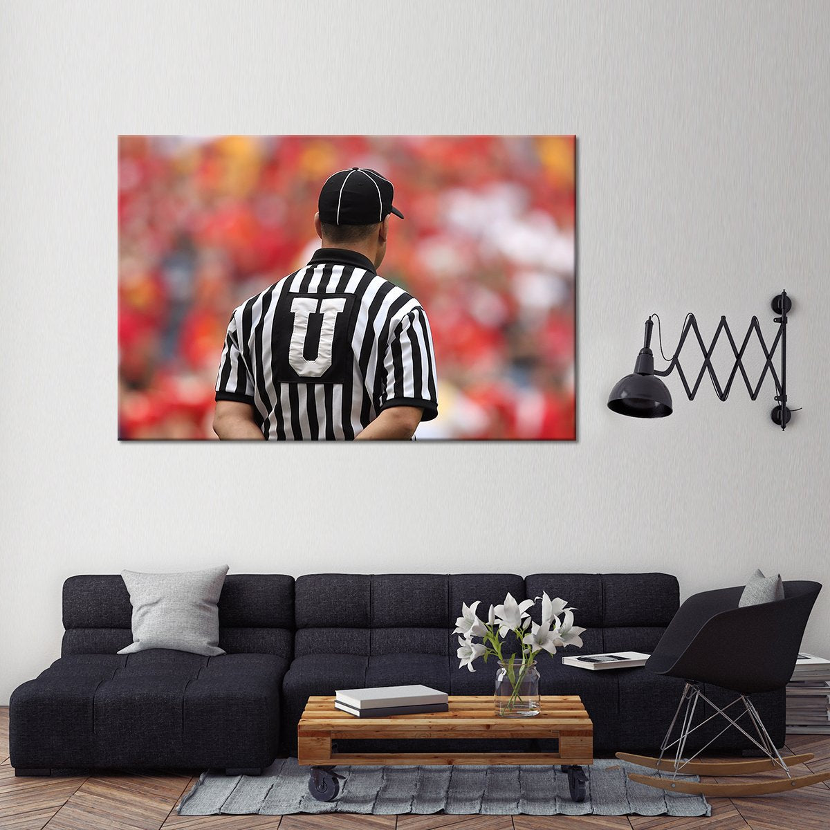 Football Umpire Multi Panel Canvas Wall Art