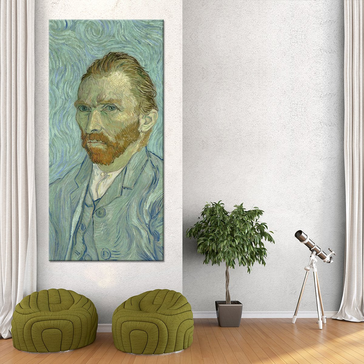 Self Portrait Multi Panel Canvas Wall Art