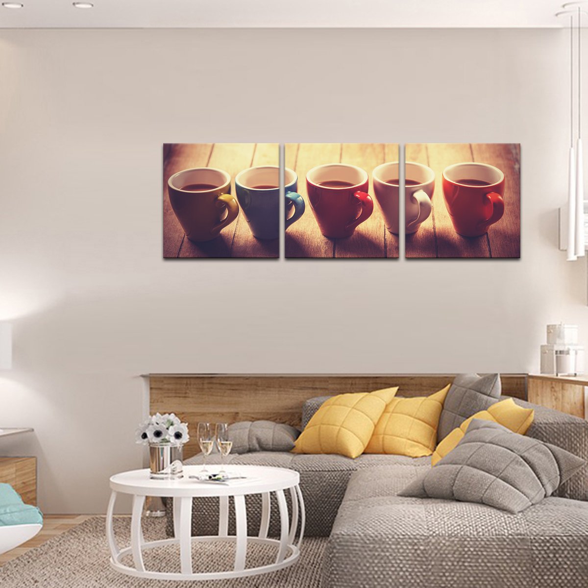 Grab Your Favorite Coffee Multi Panel Canvas Wall Art