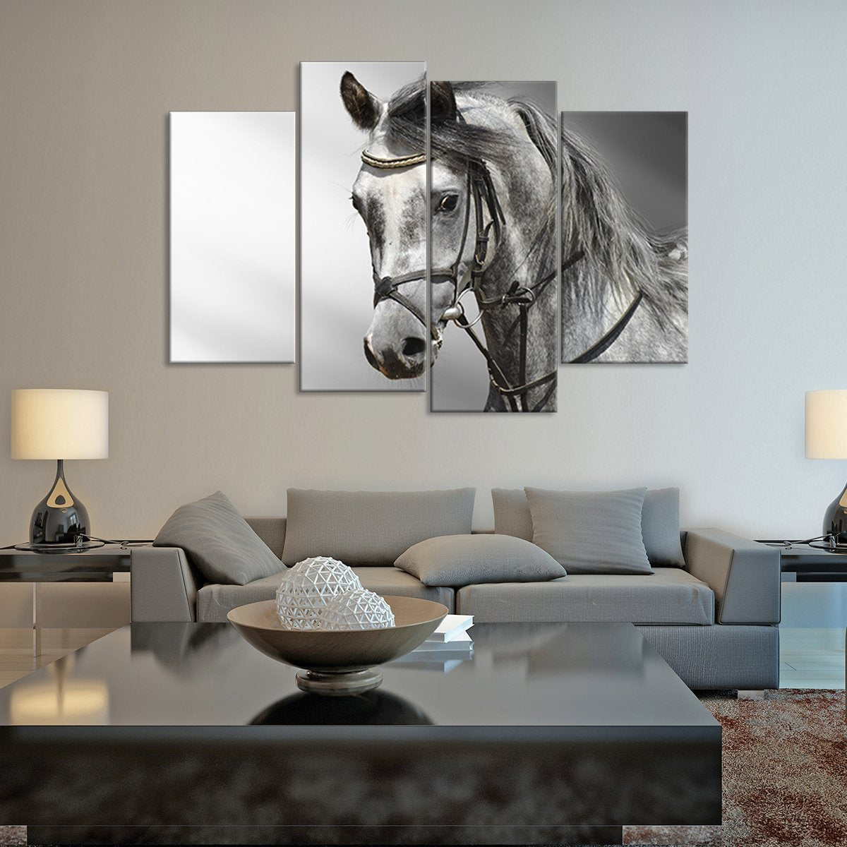 Horse Queen Multi Panel Canvas Wall Art