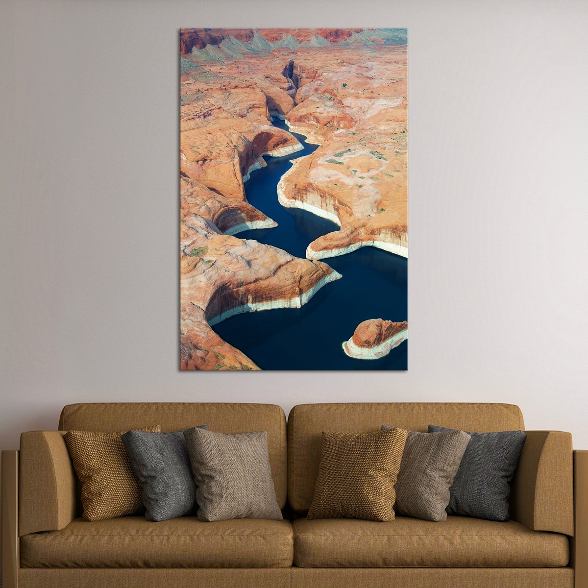 Explore Lake Powell Waterways Multi Panel Canvas Wall Art
