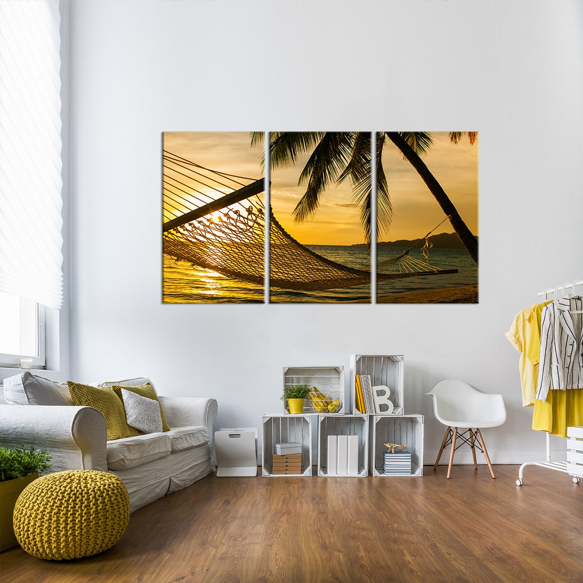 Hammock Multi Panel Canvas Wall Art