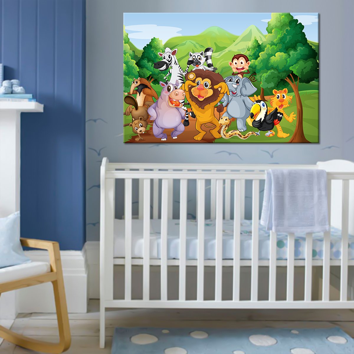 Animal Kingdom Multi Panel Canvas Wall Art