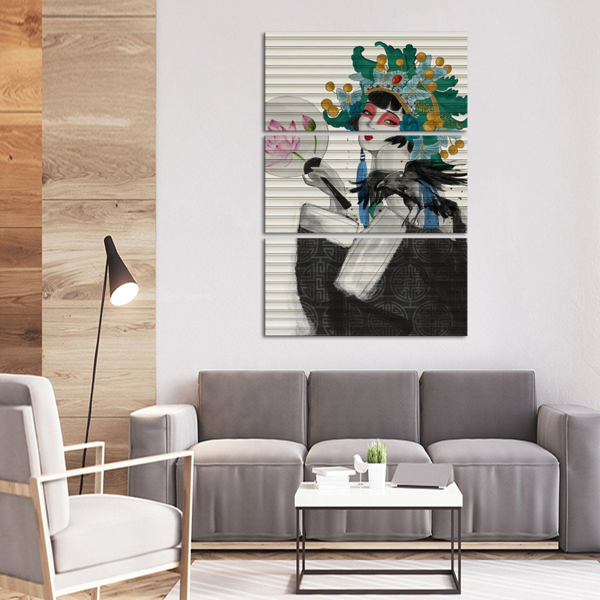 Japanese Garage Graffiti Multi Panel Canvas Wall Art