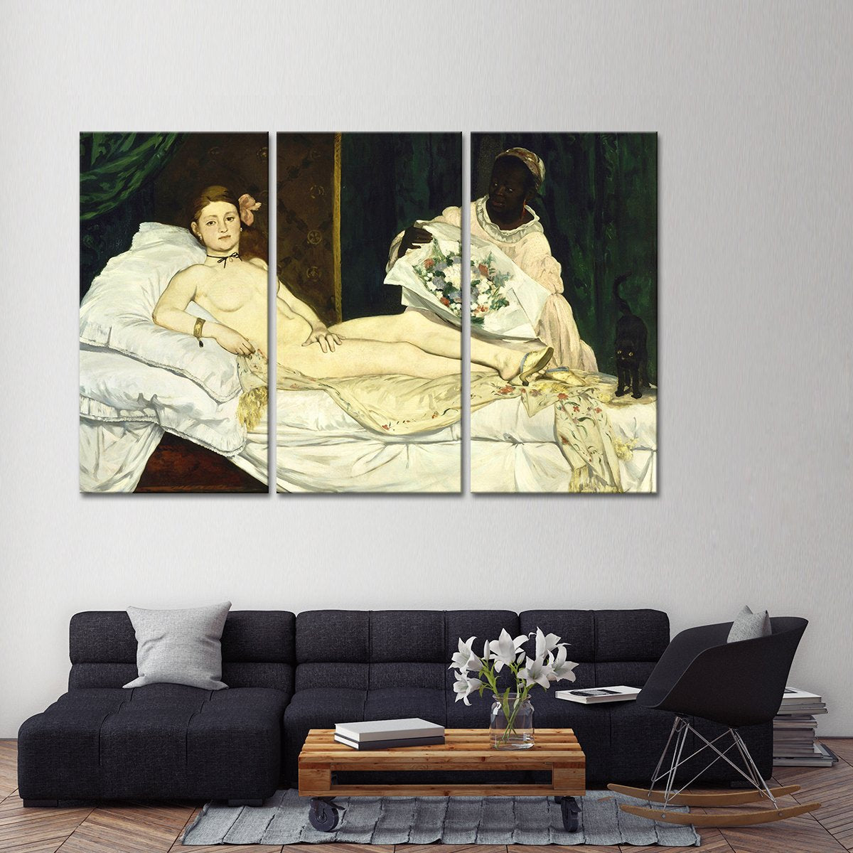 Olympia Multi Panel Canvas Wall Art