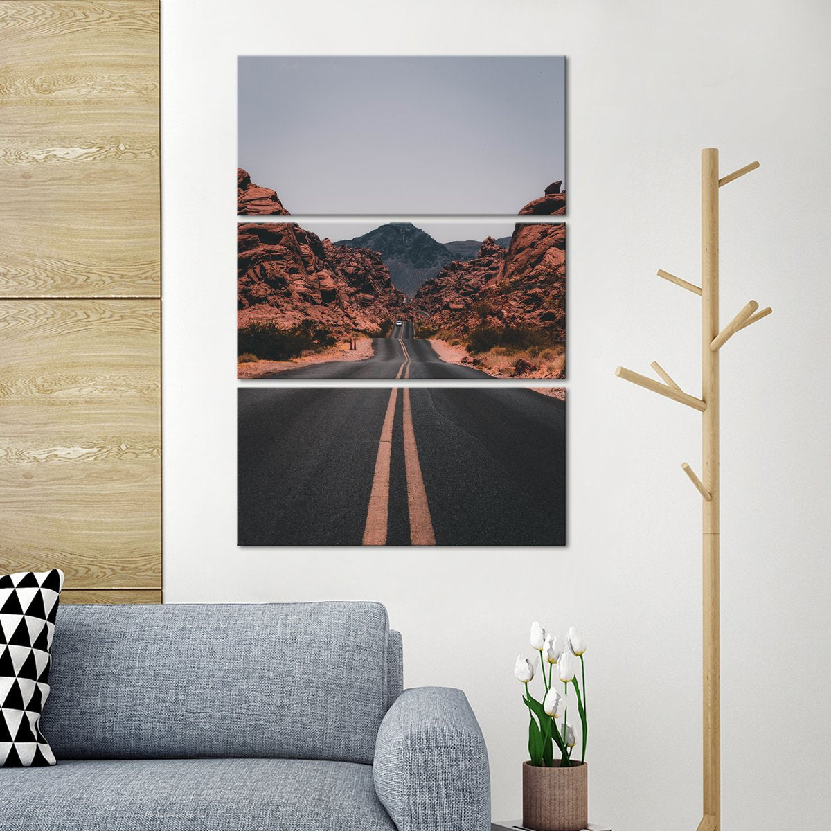 Life Is A Highway Multi Panel Canvas Wall Art
