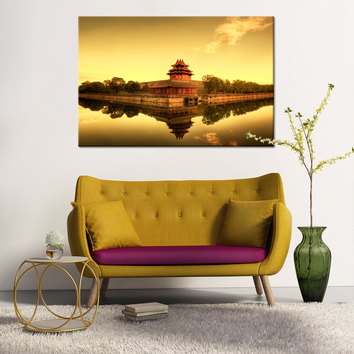 Forbidden City Multi Panel Canvas Wall Art