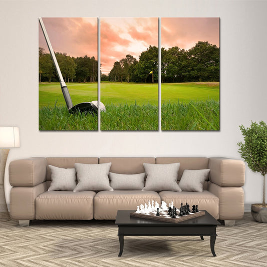 Fairway Multi Panel Canvas Wall Art