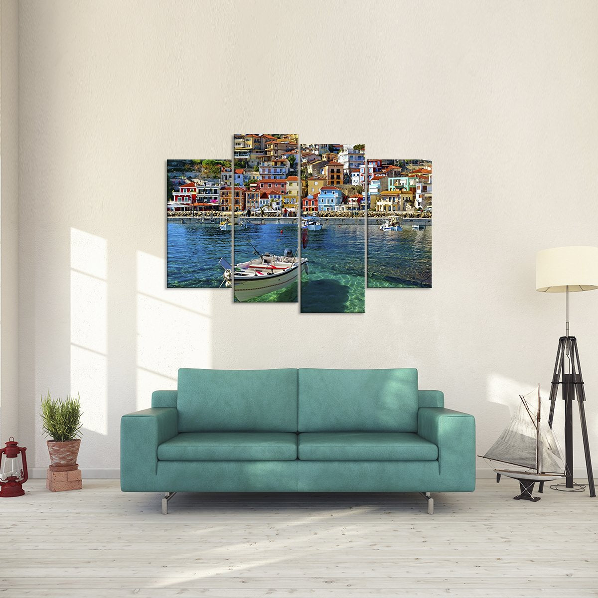 Menorca Island Multi Panel Canvas Wall Art