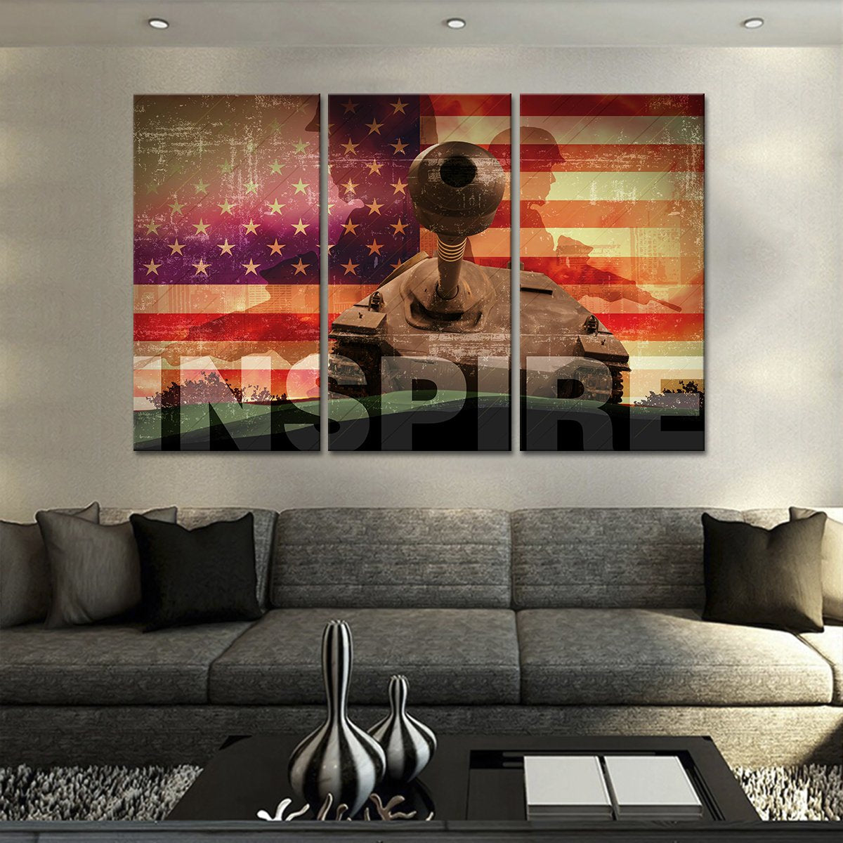 Armored Division Multi Panel Canvas Wall Art