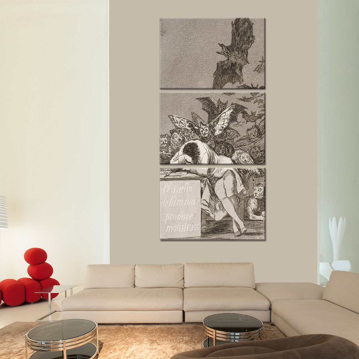 The Sleep Of Reason Multi Panel Canvas Wall Art
