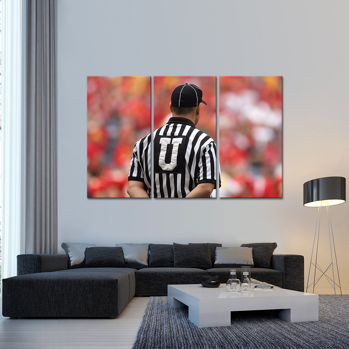 Football Umpire Multi Panel Canvas Wall Art