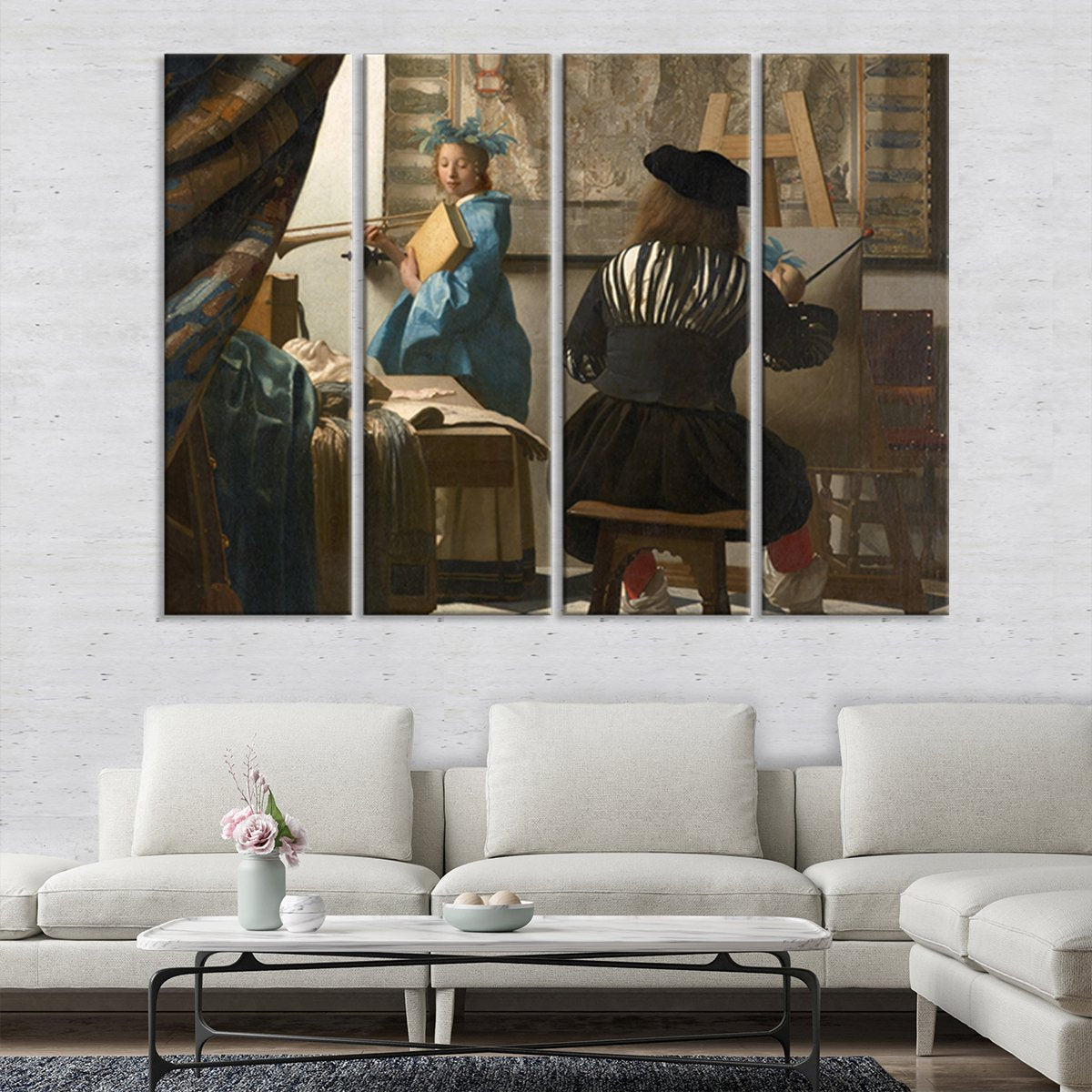 The Art of Painting Multi Panel Canvas Wall Art