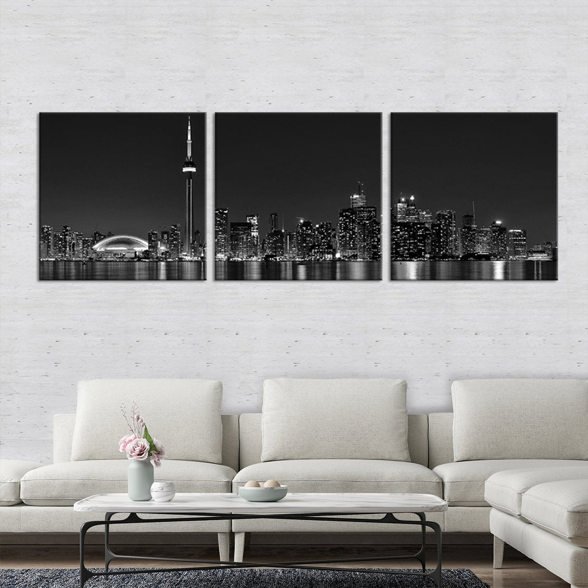 Toronto Lights Multi Panel Canvas Wall Art