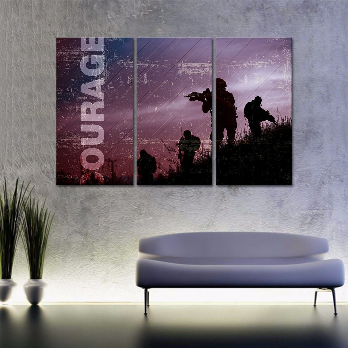 Courage Multi Panel Canvas Wall Art