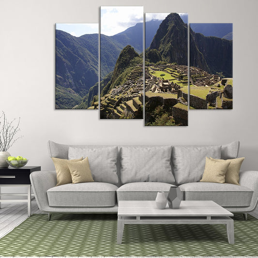 Machu Picchu Multi Panel Canvas Wall Art