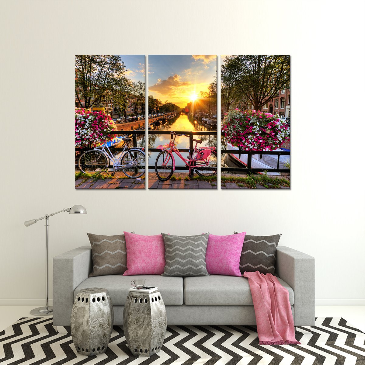 Amsterdam Multi Panel Canvas Wall Art