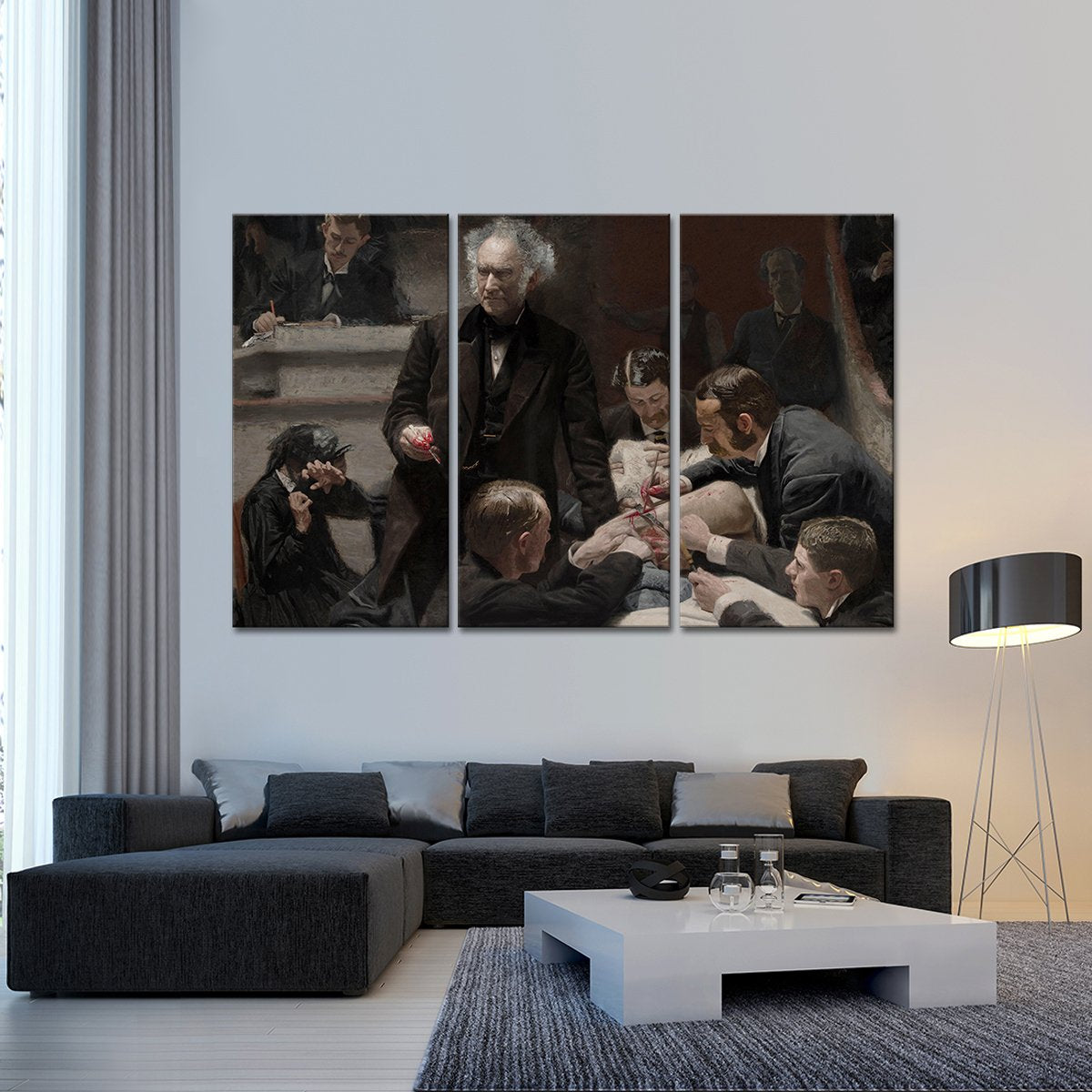The Gross Clinic Multi Panel Canvas Wall Art