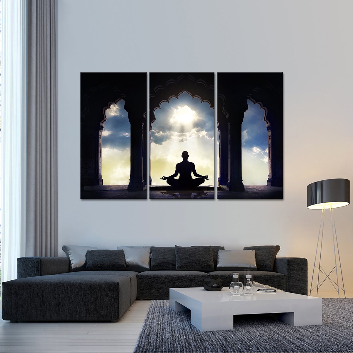 Meditation Multi Panel Canvas Wall Art