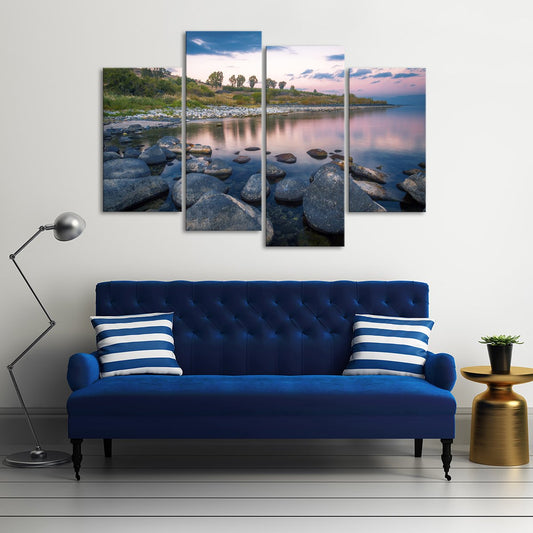 Jordan River Multi Panel Canvas Wall Art