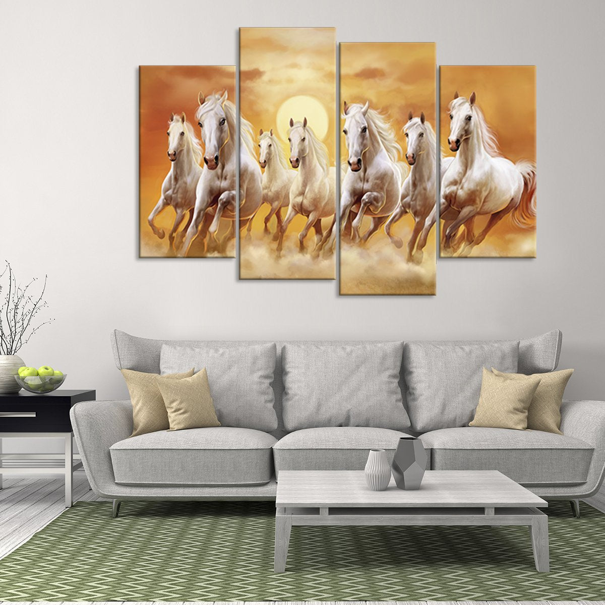 Magnificent Seven Multi Panel Canvas Wall Art