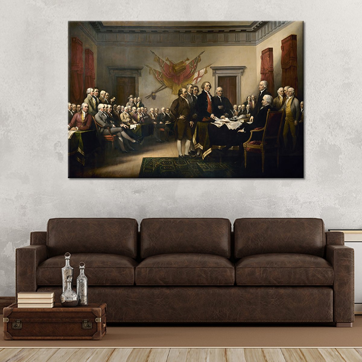 Declaration of Independence Multi Panel Canvas Wall Art