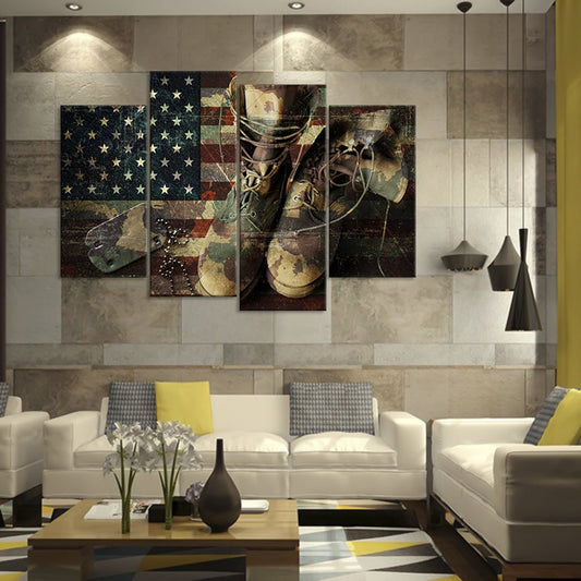 Remember and Honor Multi Panel Canvas Wall Art