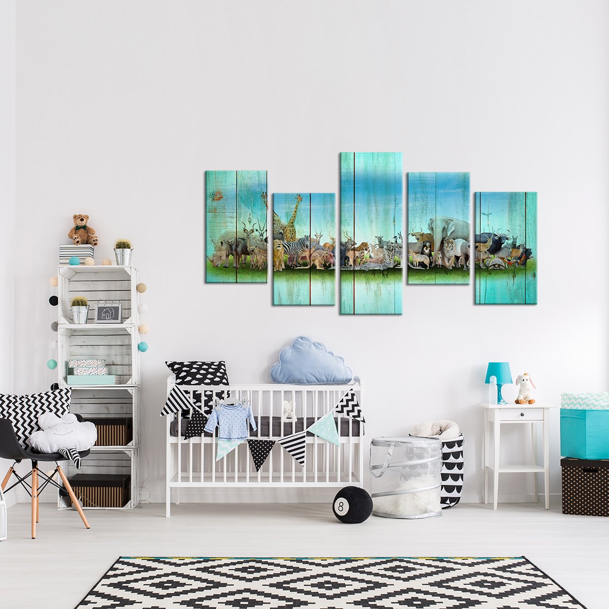 Animal Planet Multi Panel Canvas Wall Art