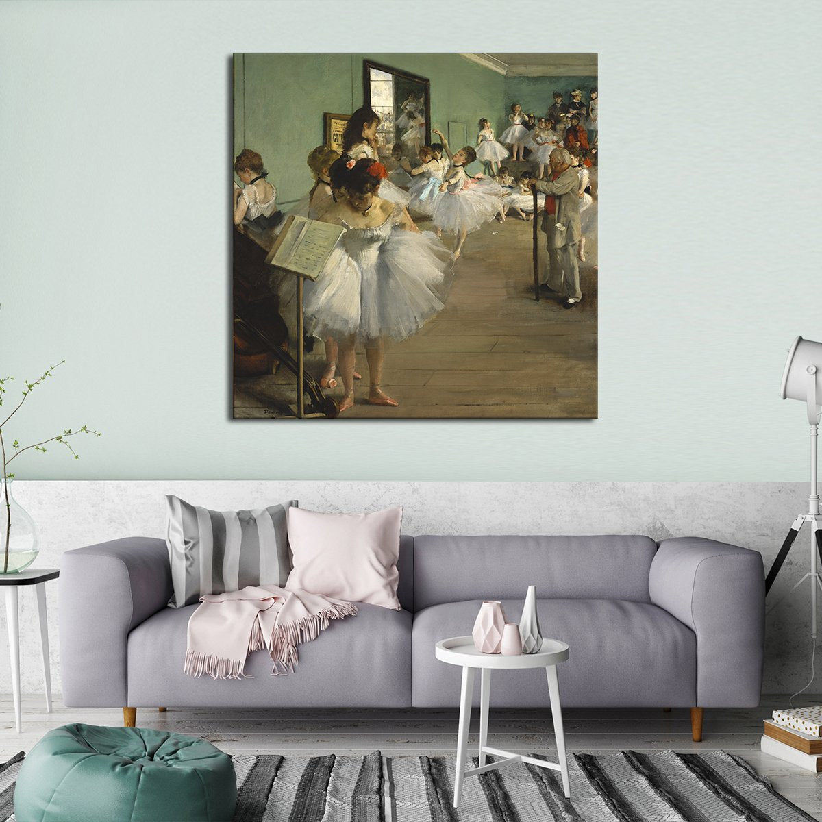 The Dance Class Canvas Wall Art