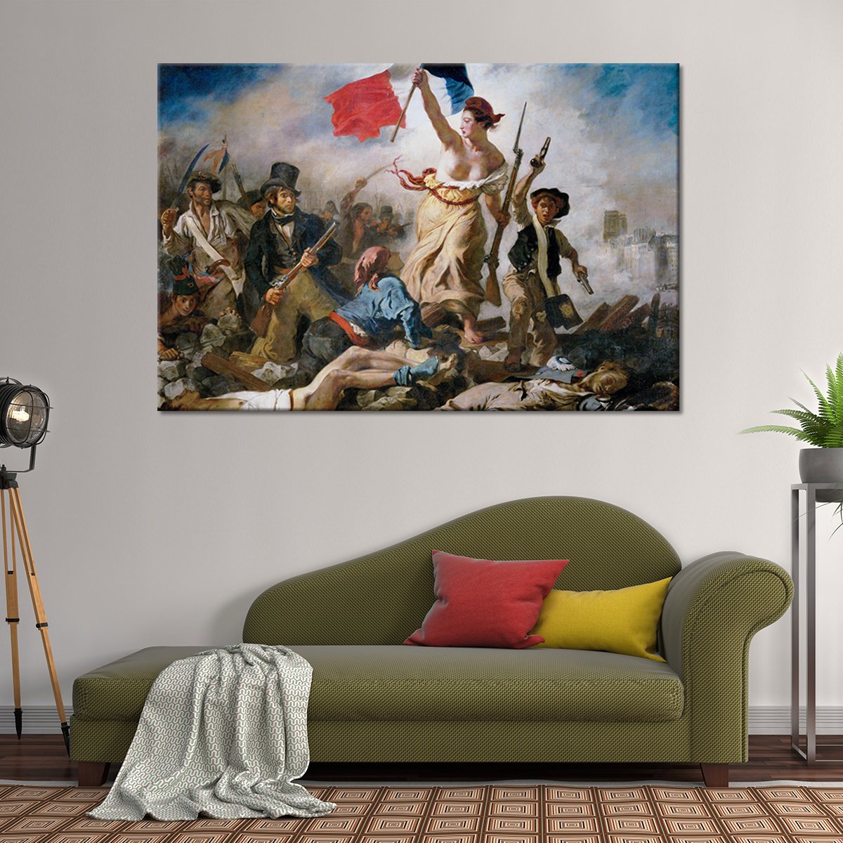Liberty Leading the People Multi Panel Canvas Wall Art