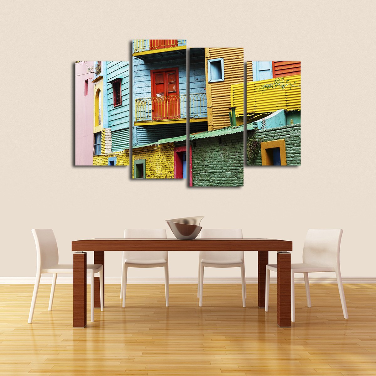 La Boca Multi Panel Canvas Wall Art
