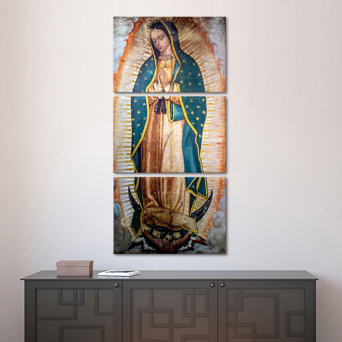 Lady of Guadalupe Multi Panel Canvas Wall Art