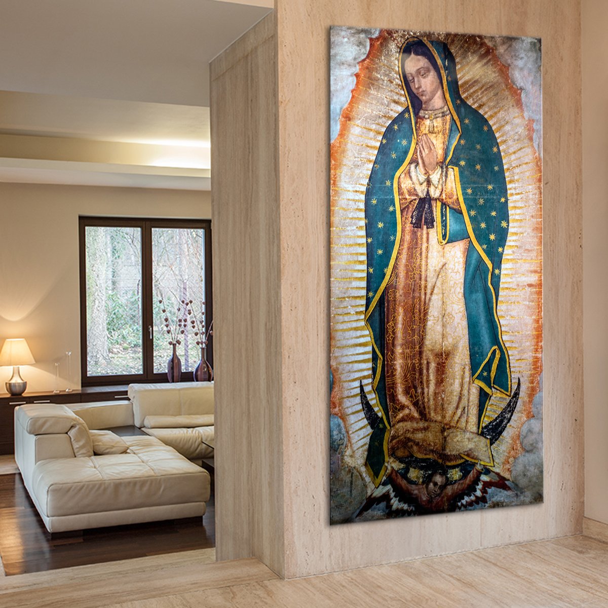Lady of Guadalupe Multi Panel Canvas Wall Art