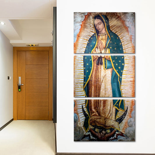 Lady of Guadalupe Multi Panel Canvas Wall Art