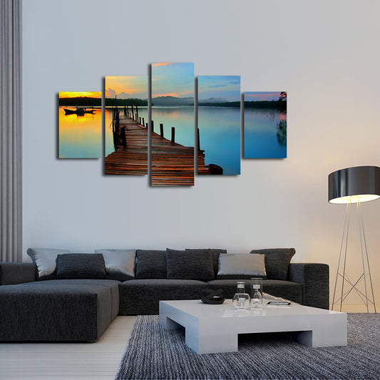 Lake Michigan Multi Panel Canvas Wall Art