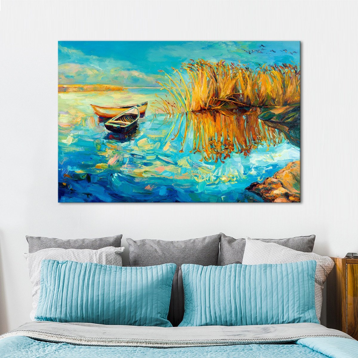 Lake Multi Panel Canvas Wall Art