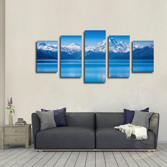 Lake Pukaki Multi Panel Canvas Wall Art