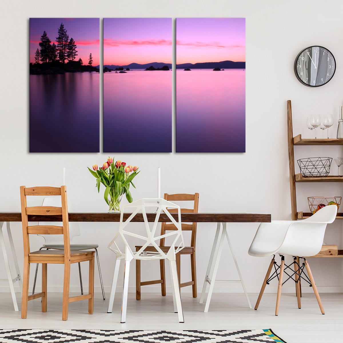 Lake Tahoe Multi Panel Canvas Wall Art