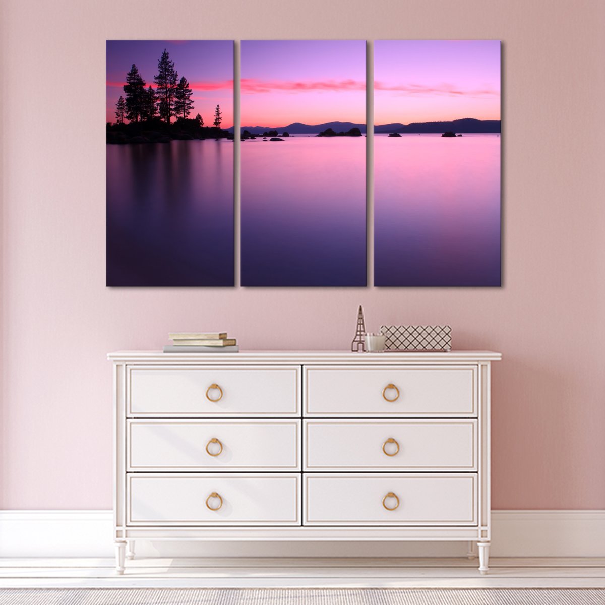 Lake Tahoe Multi Panel Canvas Wall Art