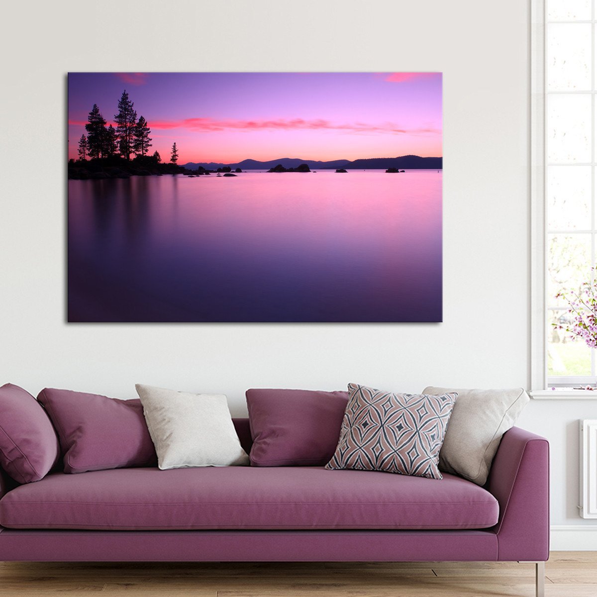 Lake Tahoe Multi Panel Canvas Wall Art