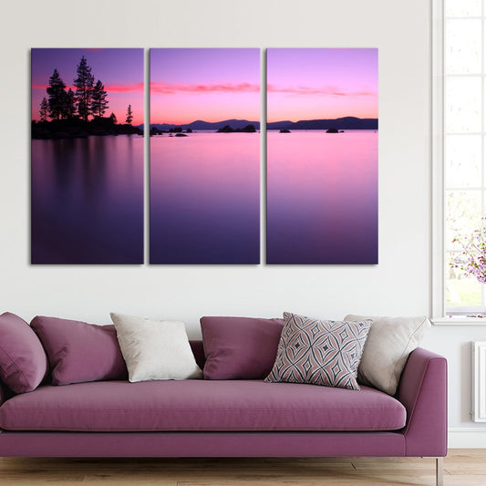 Lake Tahoe Multi Panel Canvas Wall Art