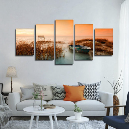 Lake of Stillness Multi Panel Canvas Wall Art