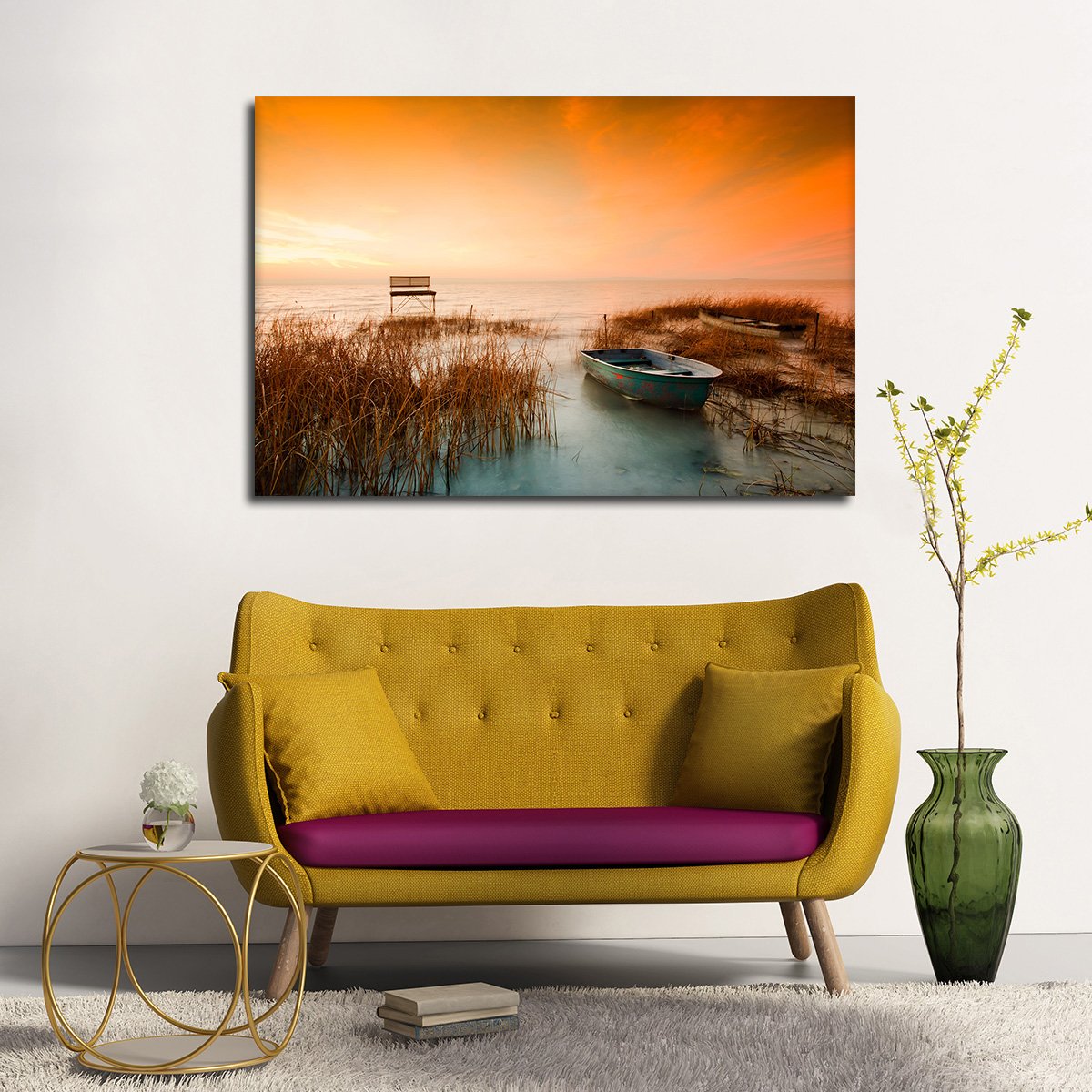 Lake of Stillness Multi Panel Canvas Wall Art