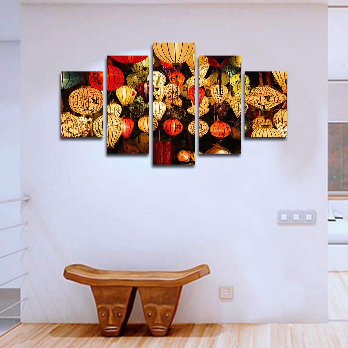 Lantern Festival Multi Panel Canvas Wall Art
